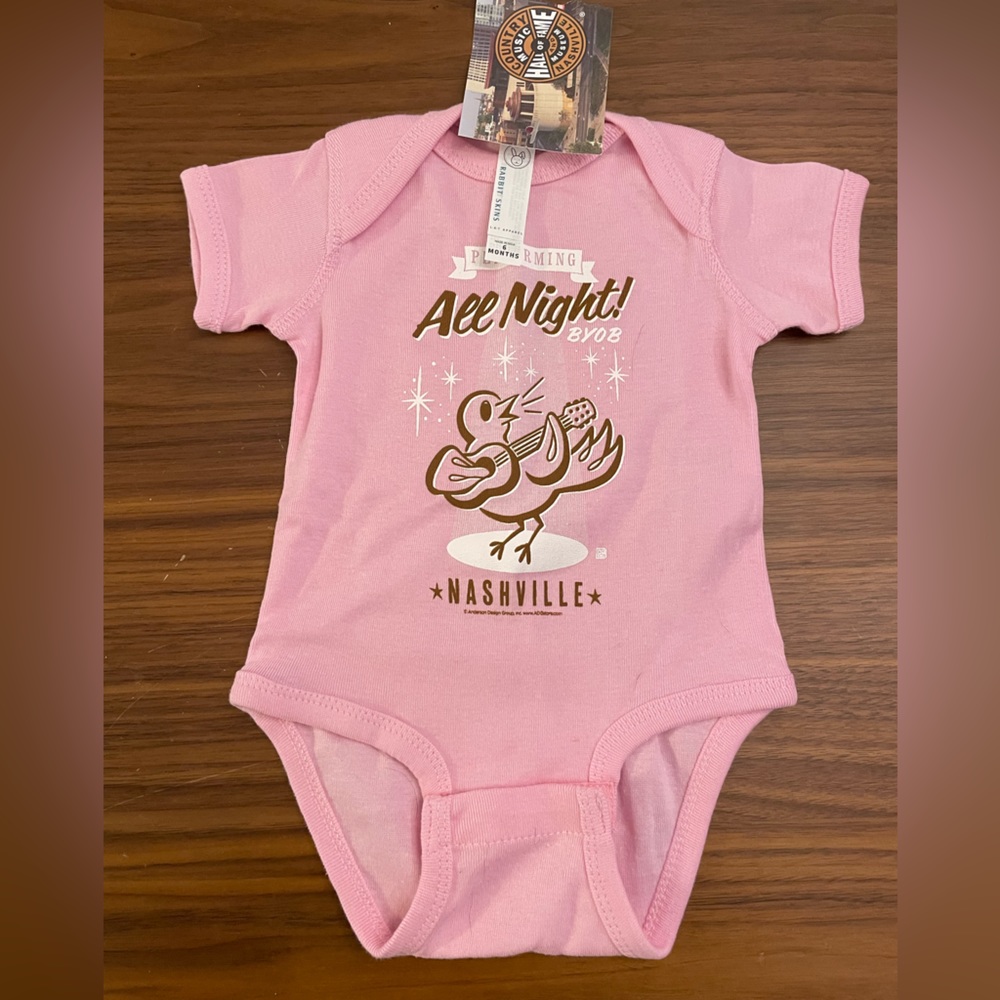 *NWT* Pink Nashville Onesie